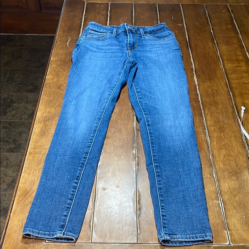 Levi's Blue Straight Leg Jeans Classic Denim